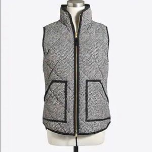 Jcrew printed quilted puffer vest
